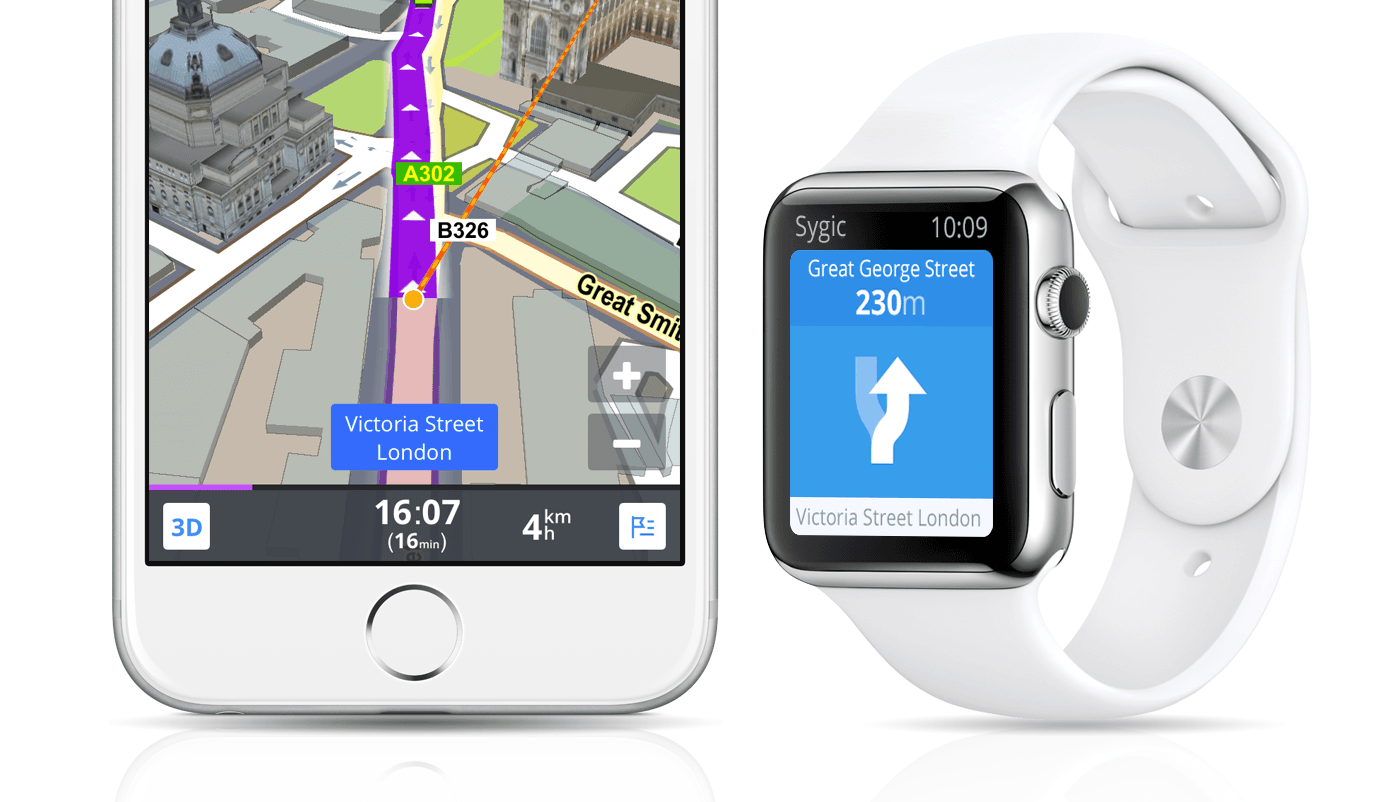 Sygic na Apple Watch