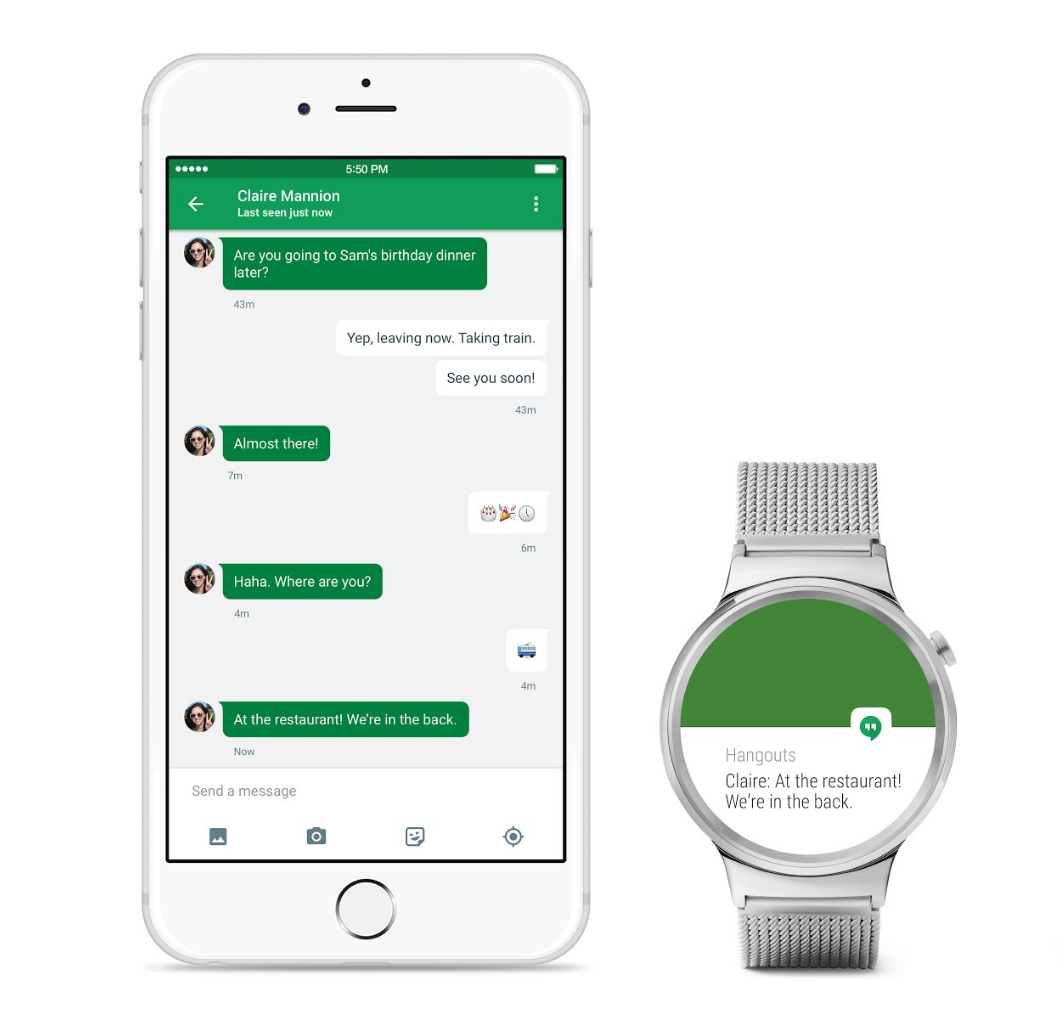 iPhone 6 a hodinky s Android Wear