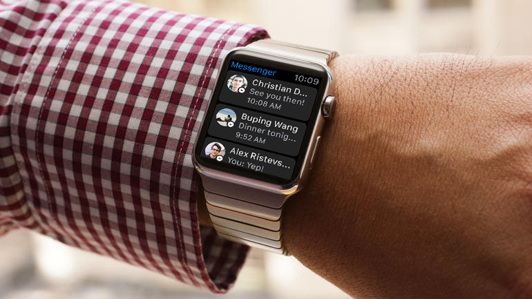 Aplikácie Messenger na Apple Watch