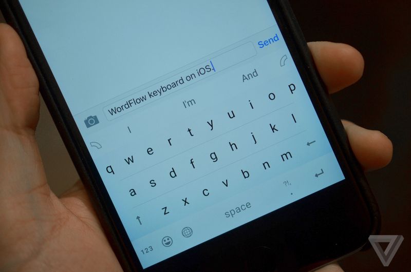 WordFlow keyboard on iOS