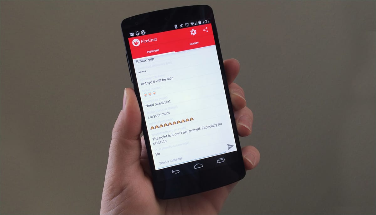 Chatovanie aj bez pripojenia na internet? Áno, s aplikáciou FireChat!