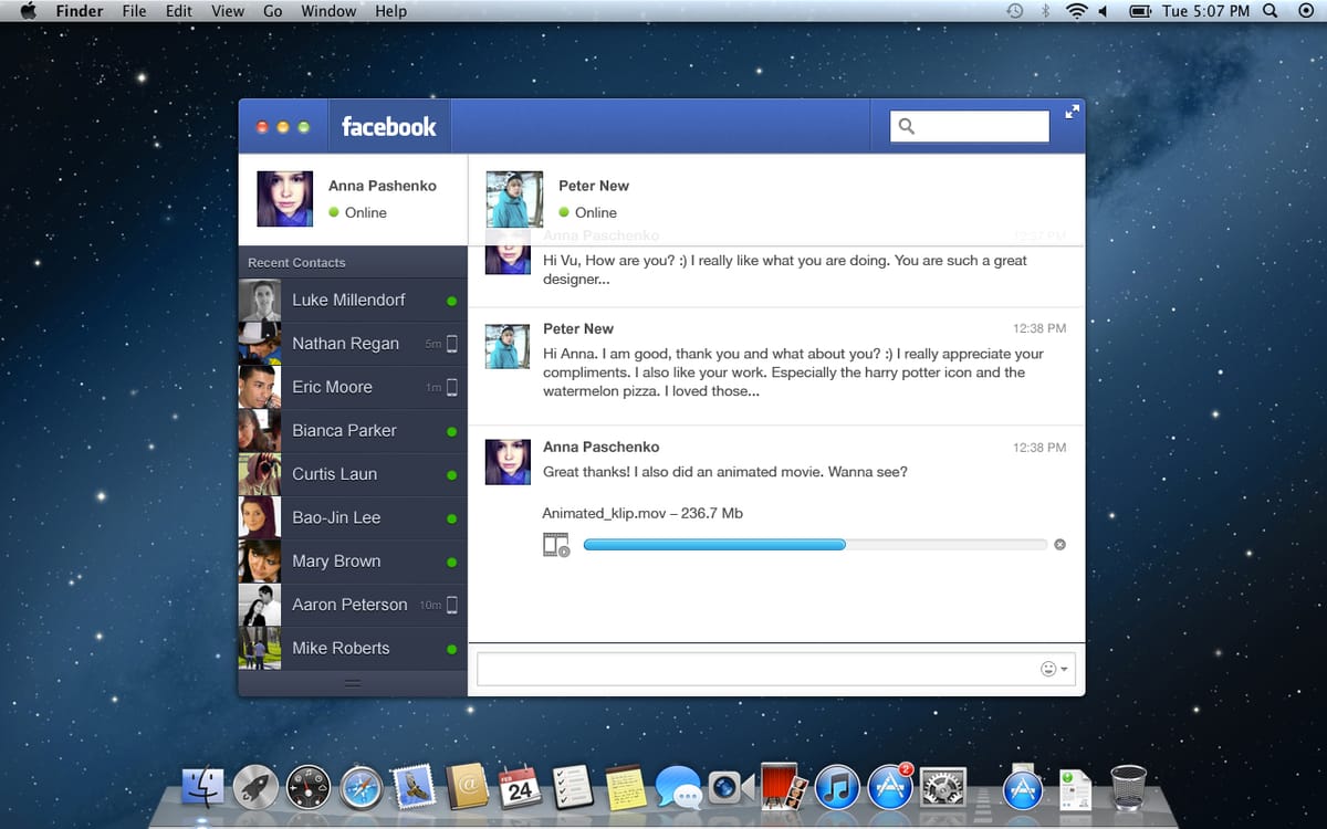 Facebook Messenger pre Mac možno už čoskoro