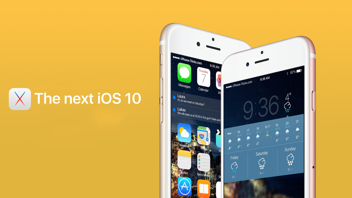 Koncept iOS 10, ktorý prináša množstvo užitočných funkcií