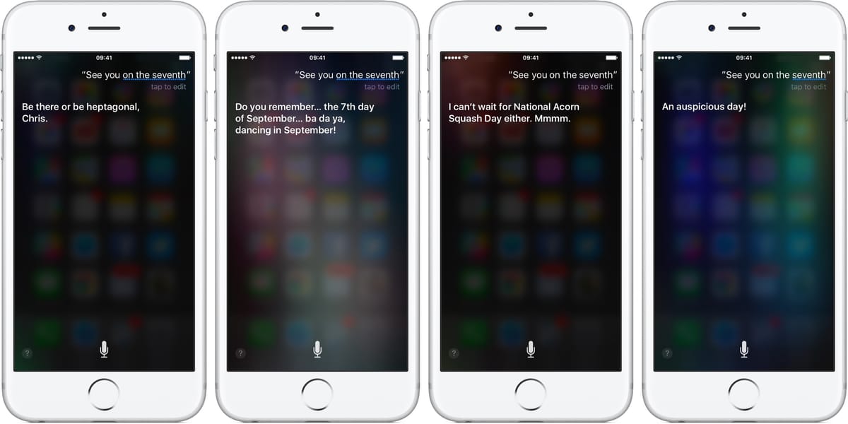 Siri vás pobaví vtipnými odpoveďami, keď spomeniete 7. september