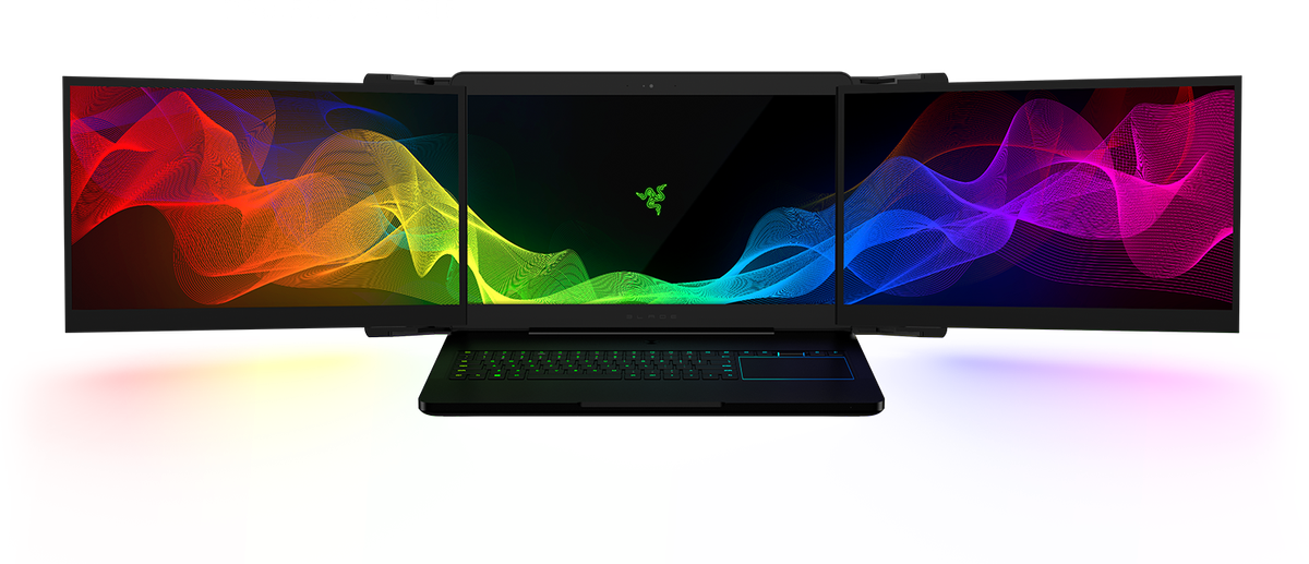 Razer Valerie: 3 obrazovky 1 notebook