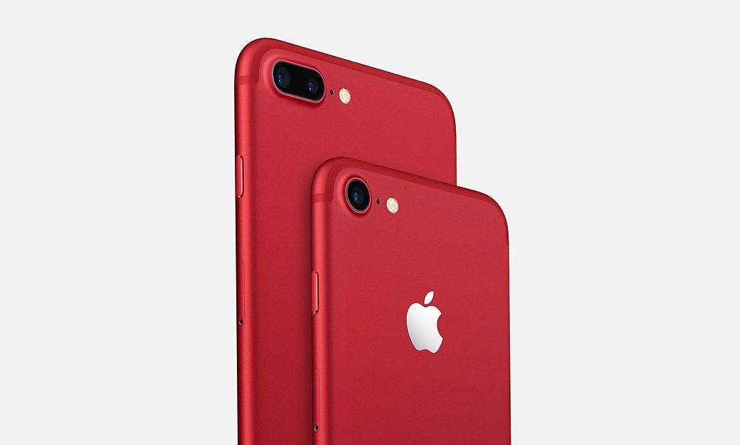 Apple naozaj predstavil červený iPhone 7 a 7 Plus