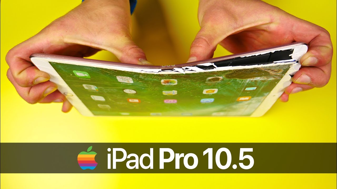 Prvý drop & bend test 10.5-palcového iPadu Pro