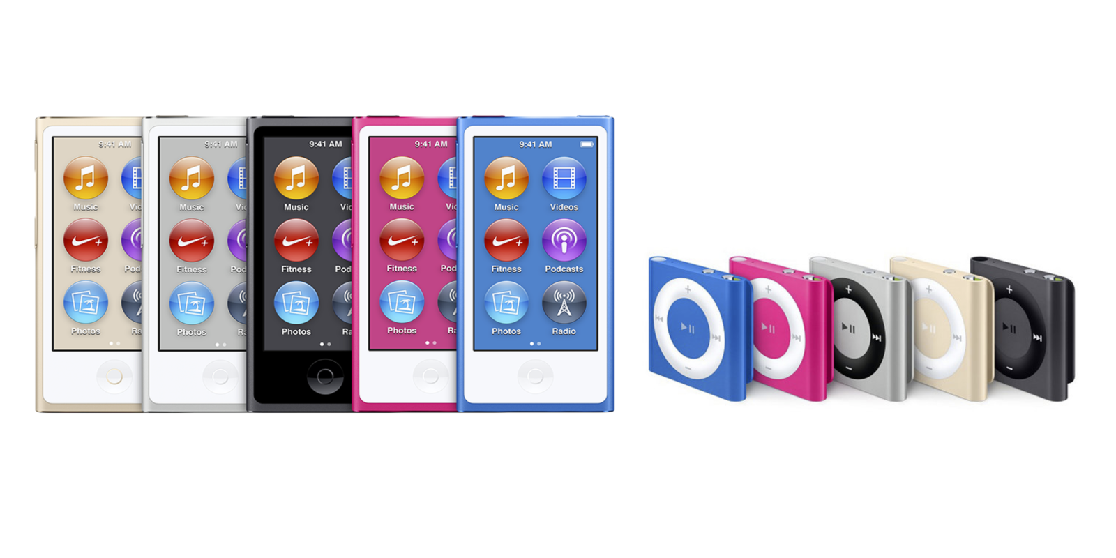 iPod shuffle a iPod nano oficiálne skončili svoju púť