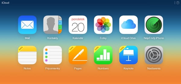 iCloud.com - váš obsah automaticky na jednom mieste