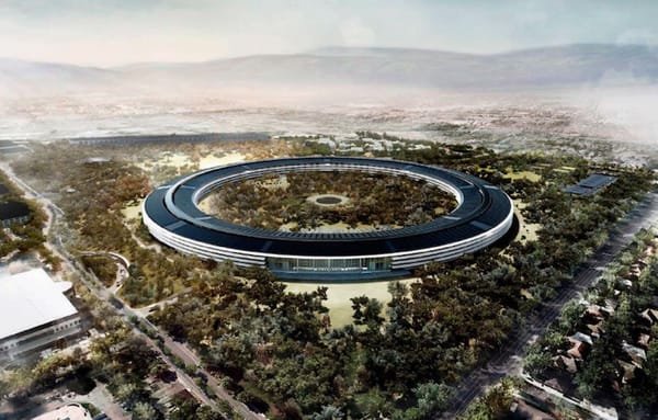 Apple Campus 1 a 2 alebo Architektonická (r)evolúcia v priebehu 23 rokov