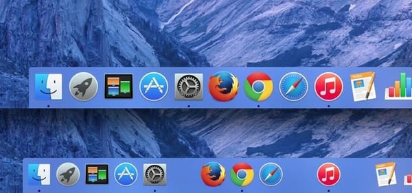 Návod (OS X): Ako umiestniť do Docku medzery