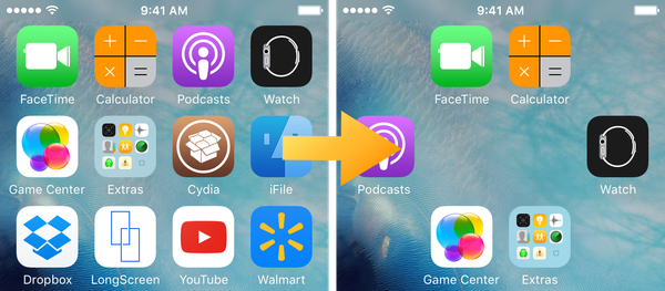 Ako na ľubovoľné usporiadanie ikon aj bez jailbreaku?