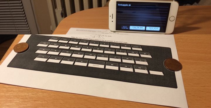 Vytlač si funkčnú papierovú klávesnicu pre iPhone (video)