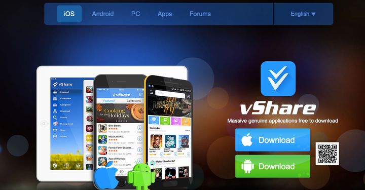 Platené aplikácie zdarma a bez jailbreaku - vShare App Market
