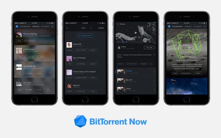 BitTorrent oficiálne pre iOS aj Apple TV