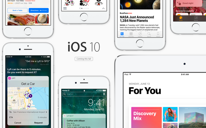 Apple práve vypustil oficiálnu aktualizáciu iOS 10
